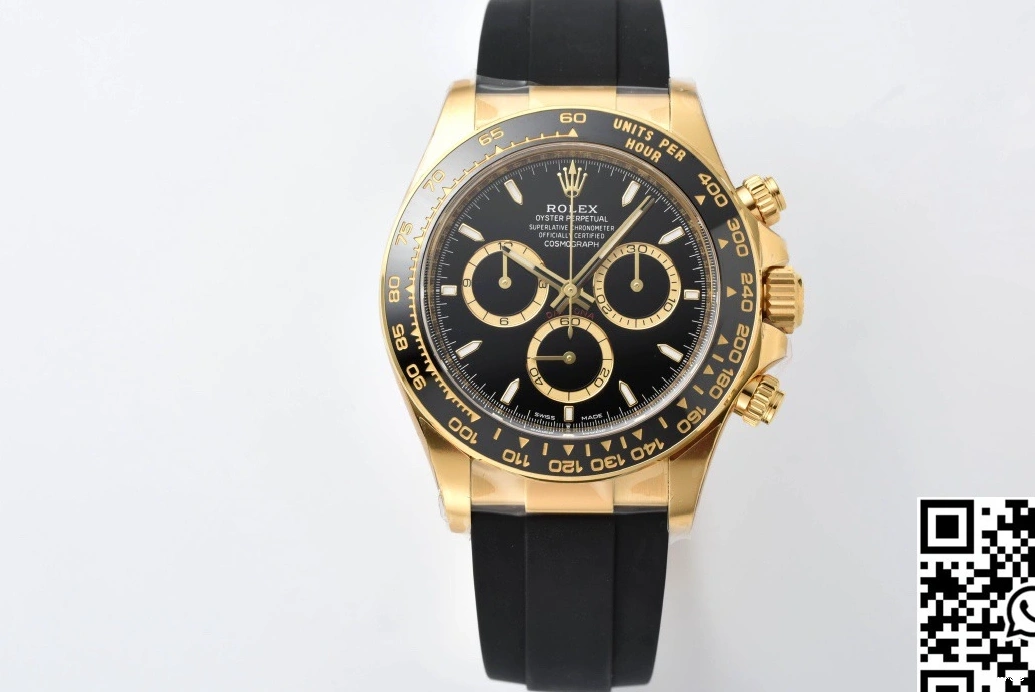 Rolex Clean Cosmograph M126518 Black Factory Daytona Bezel 1225